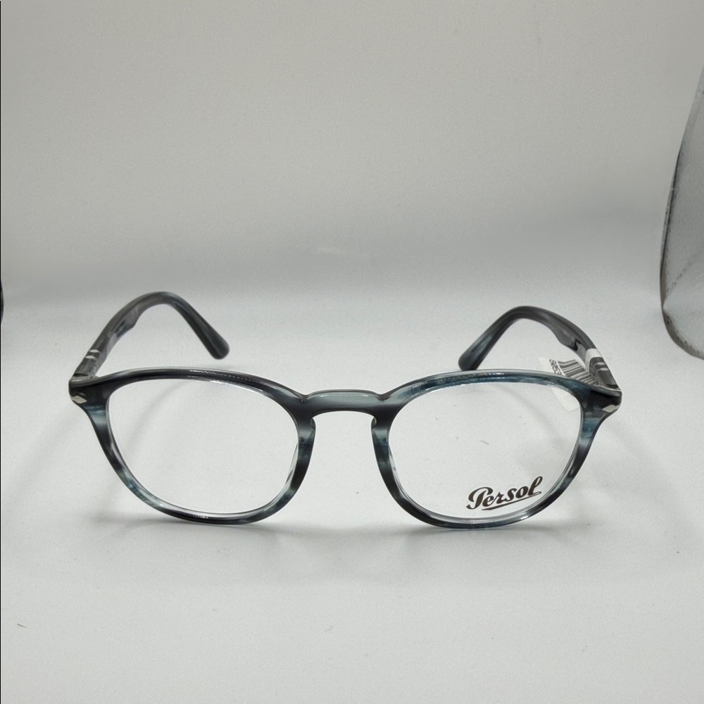 Persol Black and Gray Eyeglasses PERSOL3143 No Case